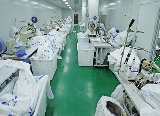 口罩 防护服生产净化车间